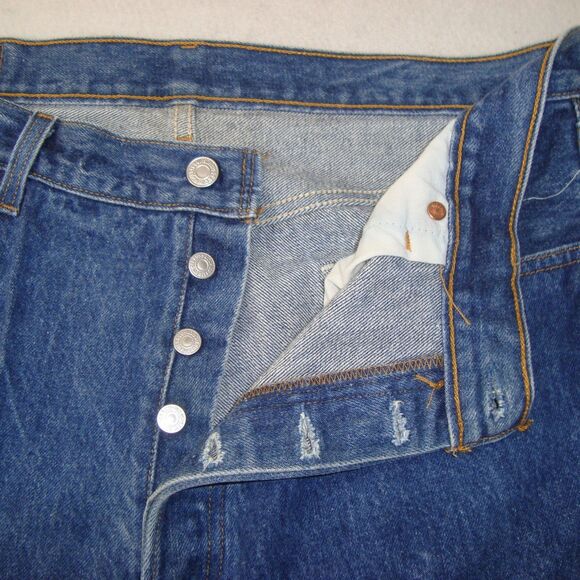 Vintage 1996 Levi’s 501xx Shrink to Fit Denim Jeans Made in USA - Picture 10 of 13